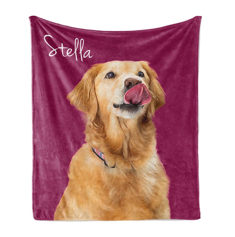 Custom Pet Photo Blanket-Gifts for Pet Lovers