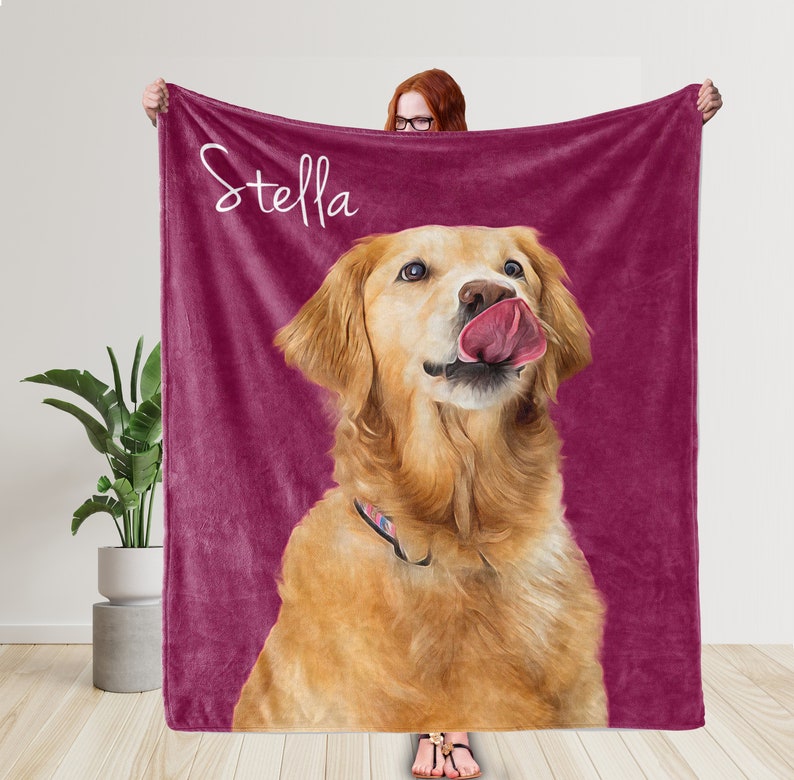 Custom Pet Photo Blanket-Gifts for Pet Lovers
